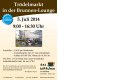 Trödelmarkt in der Brunnen-Lounge und monatliches Frühstücksbuffet